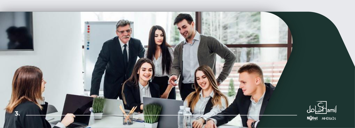 Corporate team visual