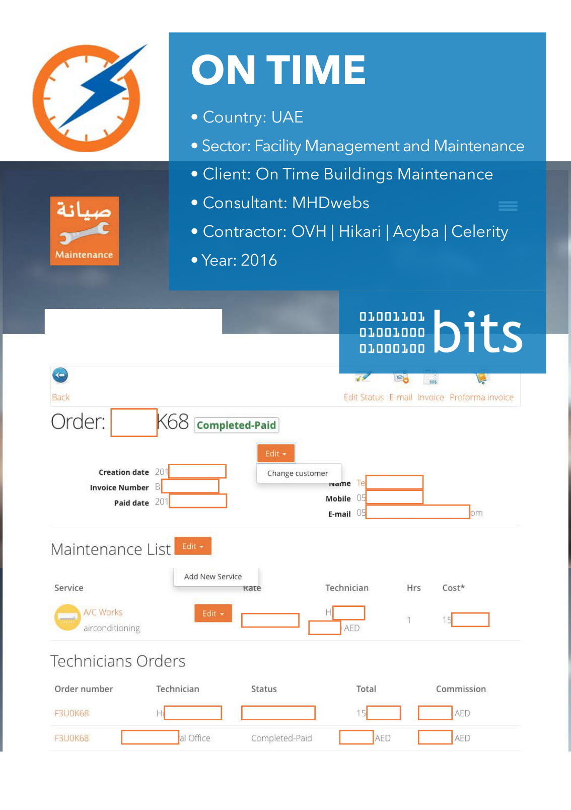 ON TIME — Business Systems / Bits